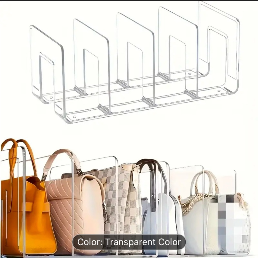 Clear Acrylic Handbag Organizer